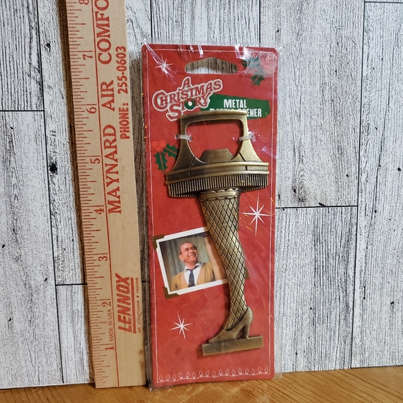 A Christmas Story Other - A Christmas Story Leg Lamp Metal Bottle Opener